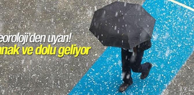 Meteoroloji’den Konya’ya yağış ve dolu uyarısı!