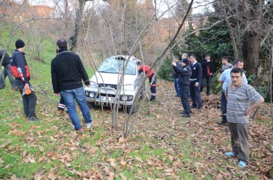 Zonguldak’ta Şok Kaza 20 Metreden Bahçeye Uçtu