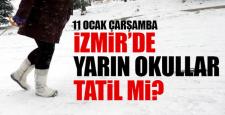 Son Dakika İzmir’de Okullara Kar Tatili Olacak Mı?